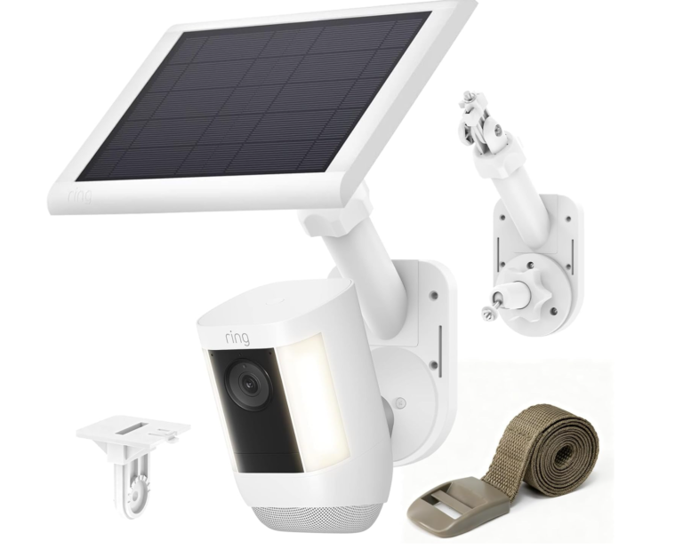 Universal 2-in-1 Wall Mount for Solar Panel & Camera