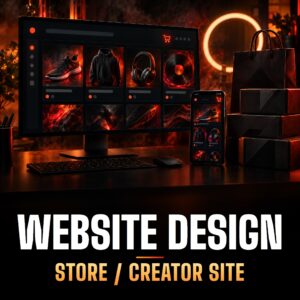 Website Design – Store / Creator Site